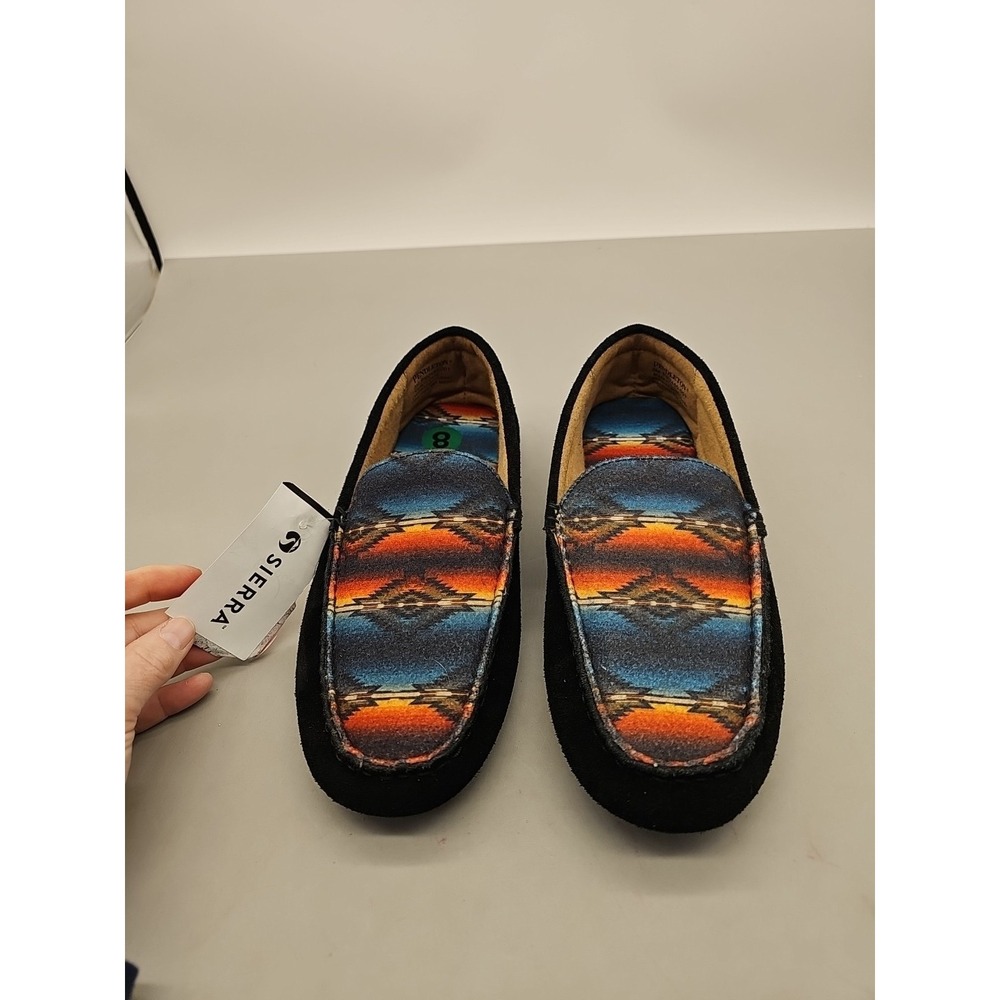 Pendleton Mens Nehalem Cozy Slip Ons Moccasins Slippers Aztec New Size 8 New